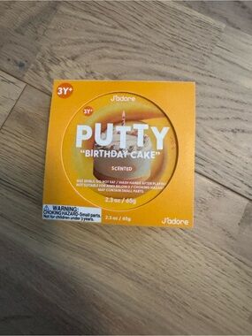 Jadore  Birthday Cake Scented Putty - Orange